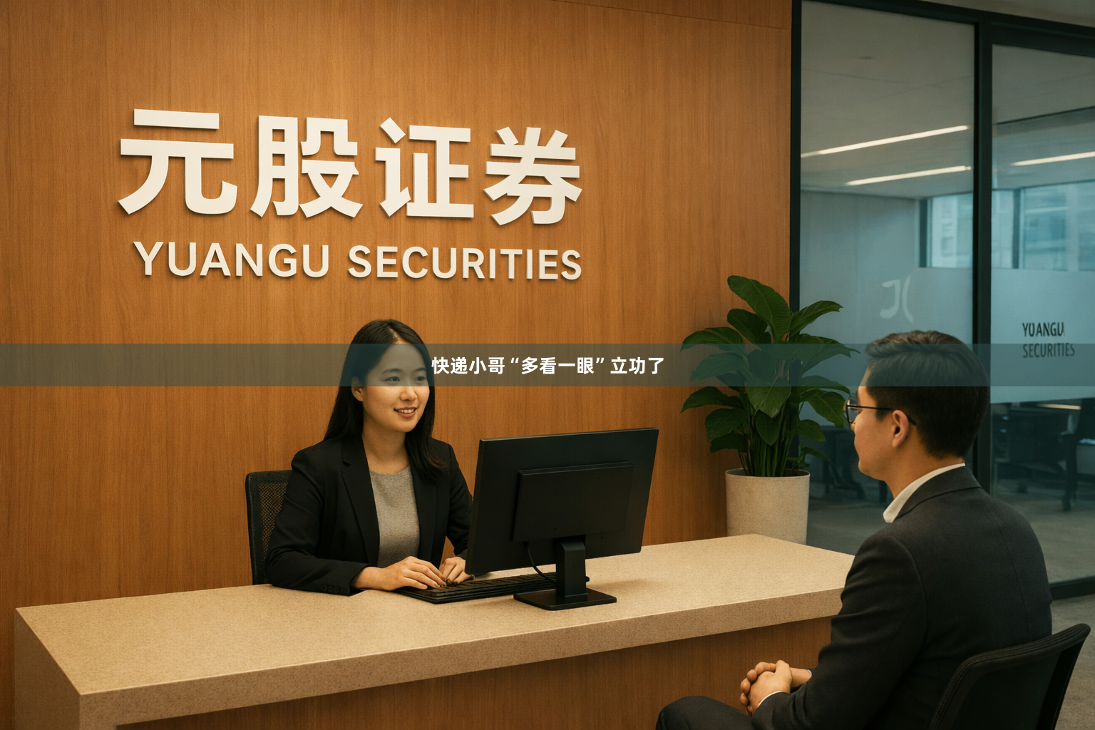 快递小哥“多看一眼”立功了