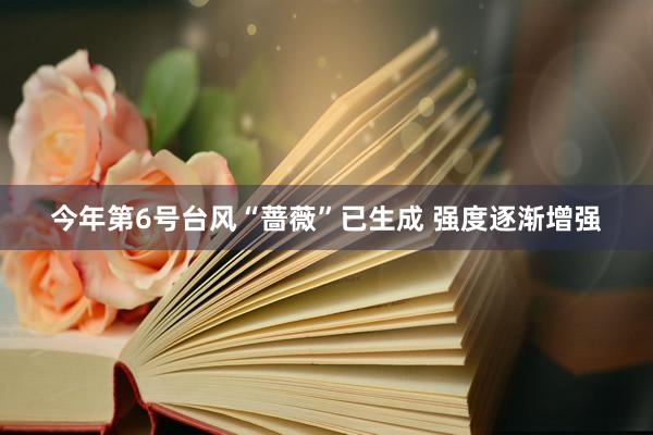 今年第6号台风“蔷薇”已生成 强度逐渐增强