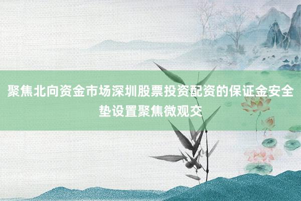聚焦北向资金市场深圳股票投资配资的保证金安全垫设置聚焦微观交